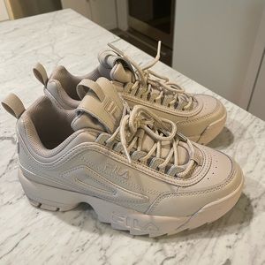 Fila Disruptor II Premium Silver/Grey Size 6.5